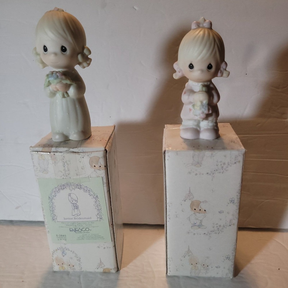Precious Moments Junior Bridesmaid, Flower Girl and Precious Daughter Figurines